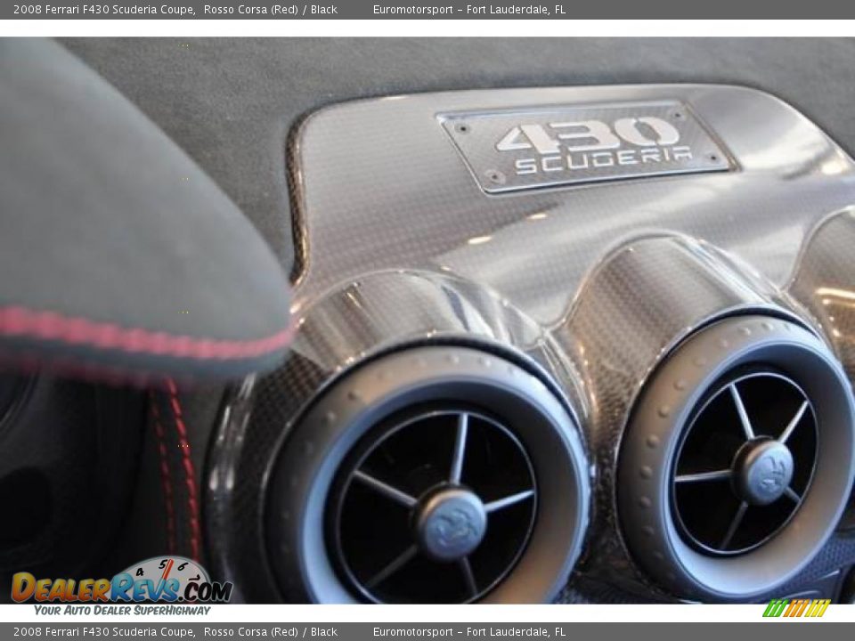 2008 Ferrari F430 Scuderia Coupe Rosso Corsa (Red) / Black Photo #17