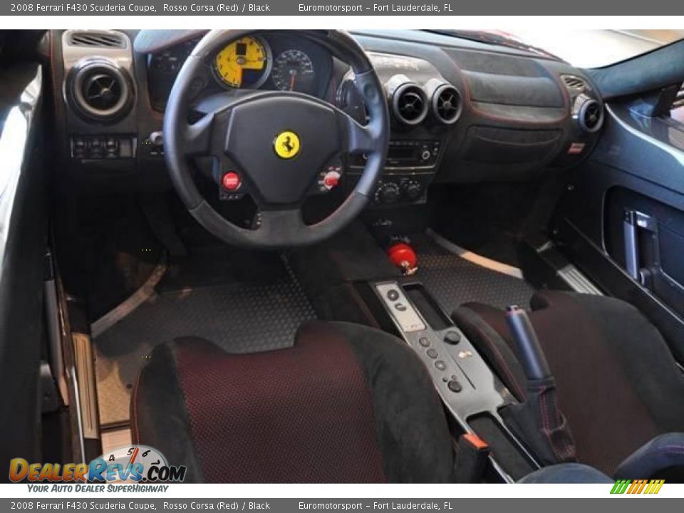 2008 Ferrari F430 Scuderia Coupe Rosso Corsa (Red) / Black Photo #22