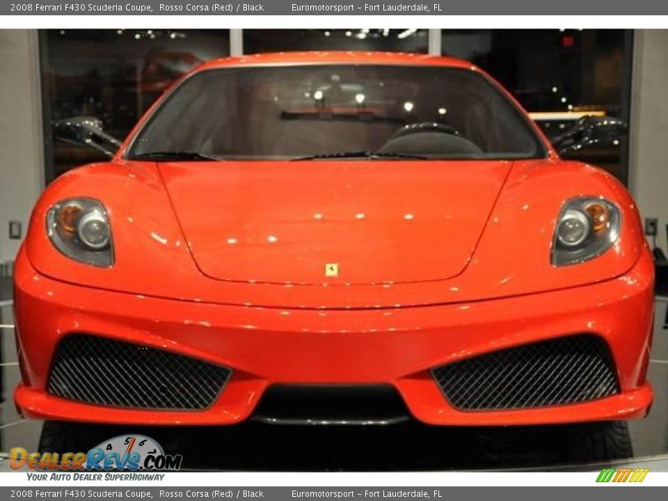 2008 Ferrari F430 Scuderia Coupe Rosso Corsa (Red) / Black Photo #28