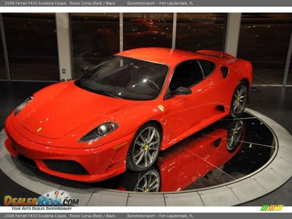 2008 Ferrari F430 Scuderia Coupe Rosso Corsa (Red) / Black Photo #31