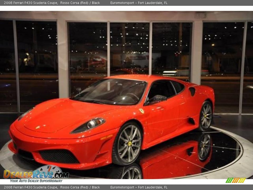 2008 Ferrari F430 Scuderia Coupe Rosso Corsa (Red) / Black Photo #32