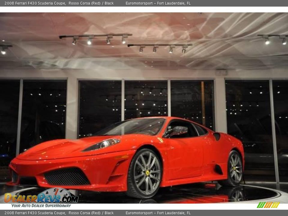 2008 Ferrari F430 Scuderia Coupe Rosso Corsa (Red) / Black Photo #34