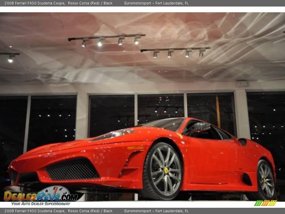 2008 Ferrari F430 Scuderia Coupe Rosso Corsa (Red) / Black Photo #35