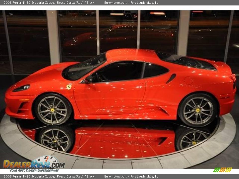 2008 Ferrari F430 Scuderia Coupe Rosso Corsa (Red) / Black Photo #36