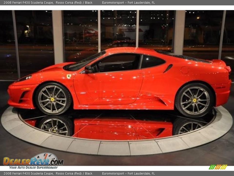 2008 Ferrari F430 Scuderia Coupe Rosso Corsa (Red) / Black Photo #37
