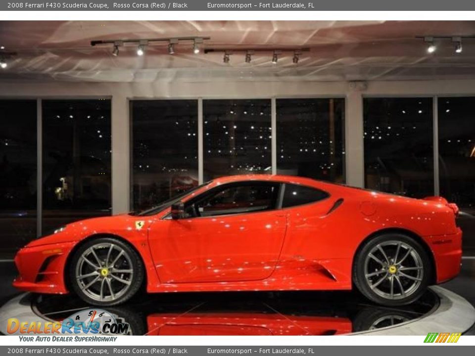 2008 Ferrari F430 Scuderia Coupe Rosso Corsa (Red) / Black Photo #38