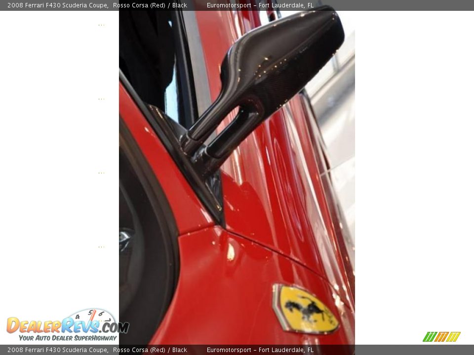 2008 Ferrari F430 Scuderia Coupe Rosso Corsa (Red) / Black Photo #39
