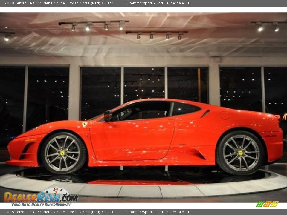2008 Ferrari F430 Scuderia Coupe Rosso Corsa (Red) / Black Photo #40