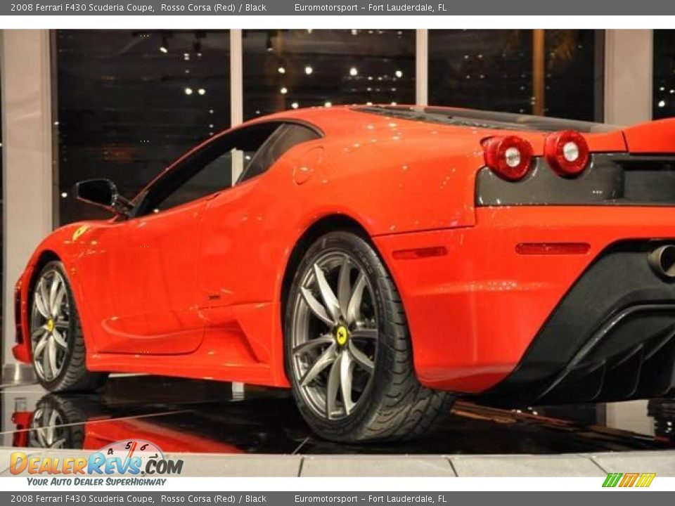 2008 Ferrari F430 Scuderia Coupe Rosso Corsa (Red) / Black Photo #44