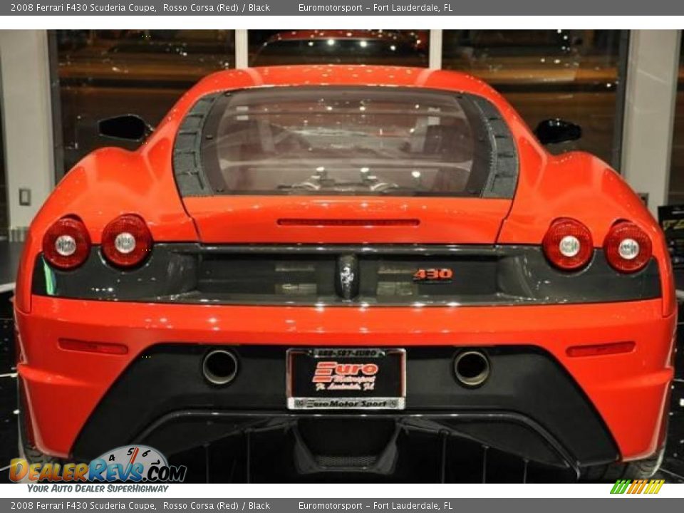 2008 Ferrari F430 Scuderia Coupe Rosso Corsa (Red) / Black Photo #48