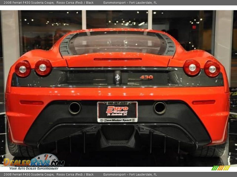 2008 Ferrari F430 Scuderia Coupe Rosso Corsa (Red) / Black Photo #49