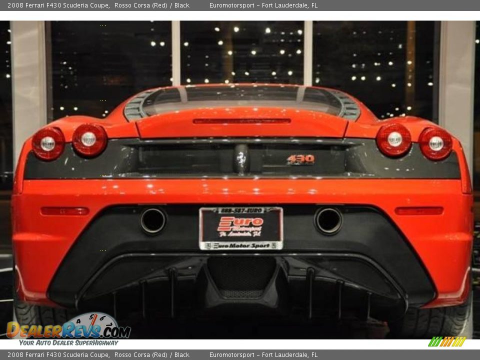2008 Ferrari F430 Scuderia Coupe Rosso Corsa (Red) / Black Photo #50