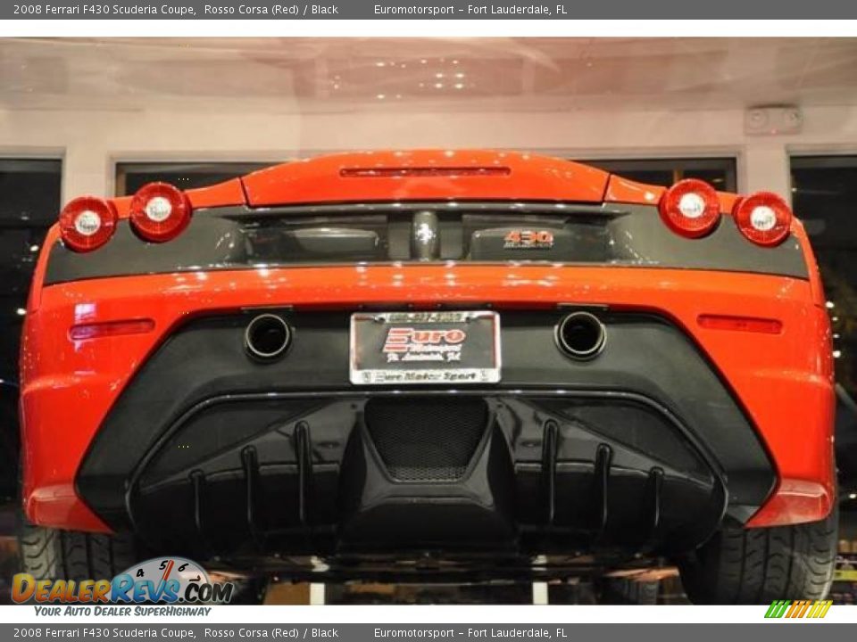 2008 Ferrari F430 Scuderia Coupe Rosso Corsa (Red) / Black Photo #51