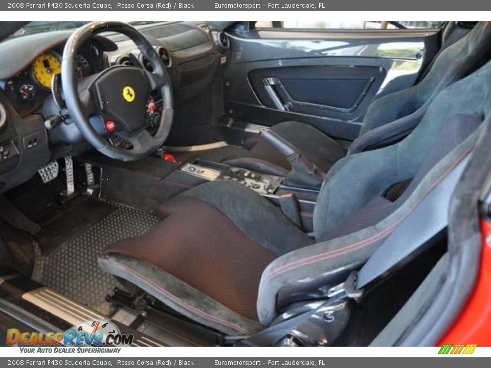 2008 Ferrari F430 Scuderia Coupe Rosso Corsa (Red) / Black Photo #53