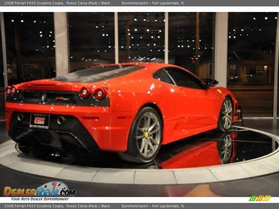 2008 Ferrari F430 Scuderia Coupe Rosso Corsa (Red) / Black Photo #54