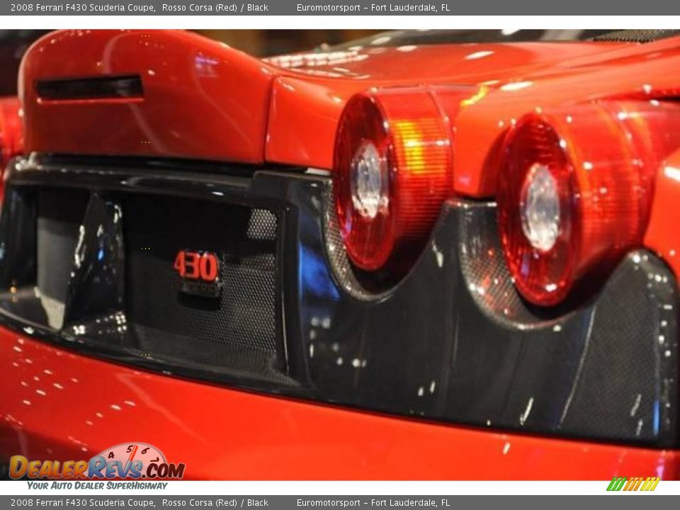 2008 Ferrari F430 Scuderia Coupe Rosso Corsa (Red) / Black Photo #58