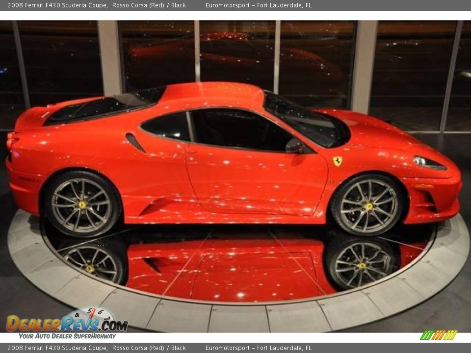 2008 Ferrari F430 Scuderia Coupe Rosso Corsa (Red) / Black Photo #59