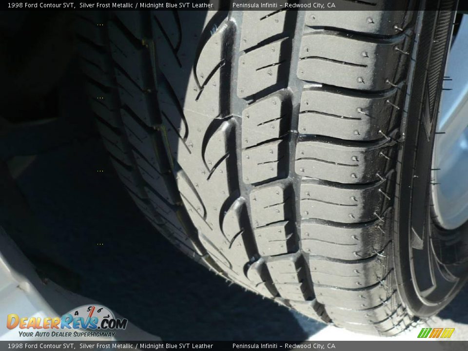 1998 Ford Contour SVT Silver Frost Metallic / Midnight Blue SVT Leather Photo #24