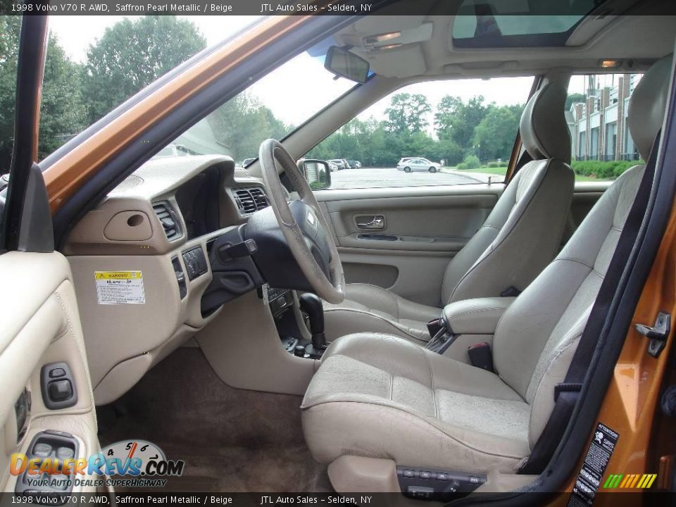 Front Seat of 1998 Volvo V70 R AWD Photo #10
