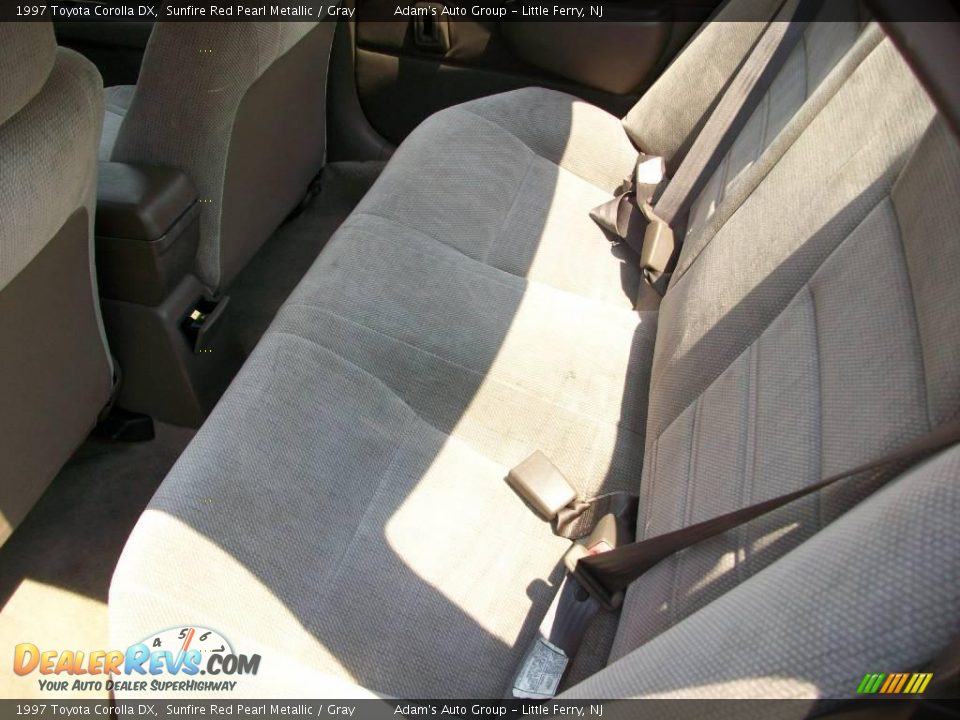 1997 Toyota Corolla DX Sunfire Red Pearl Metallic / Gray Photo #5