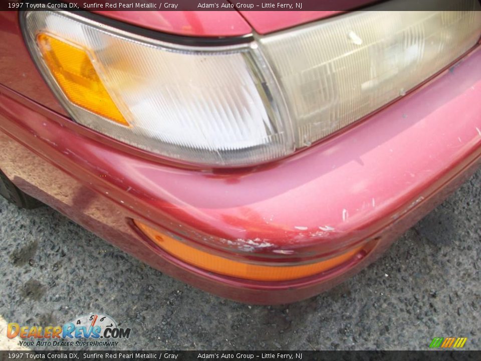 1997 Toyota Corolla DX Sunfire Red Pearl Metallic / Gray Photo #11