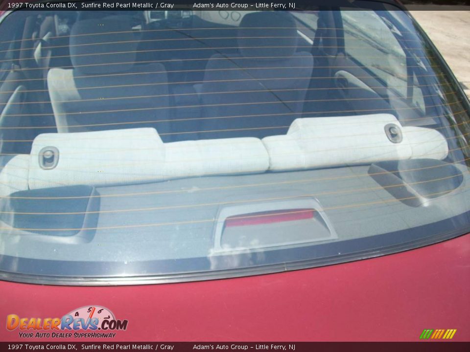 1997 Toyota Corolla DX Sunfire Red Pearl Metallic / Gray Photo #14