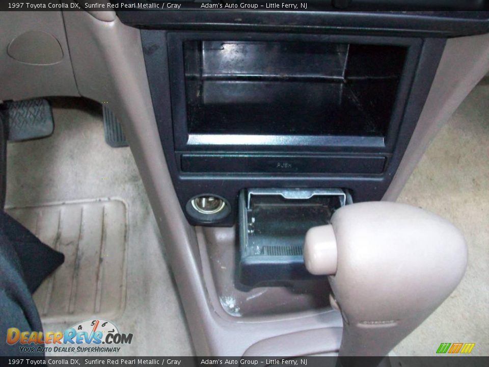 1997 Toyota Corolla DX Sunfire Red Pearl Metallic / Gray Photo #20