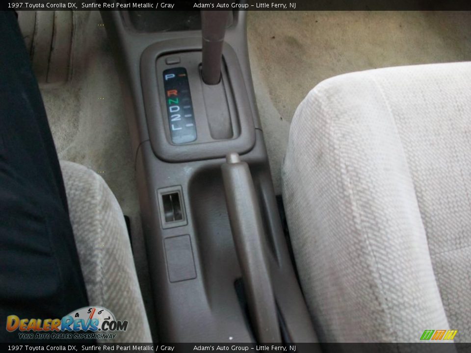 1997 Toyota Corolla DX Sunfire Red Pearl Metallic / Gray Photo #21