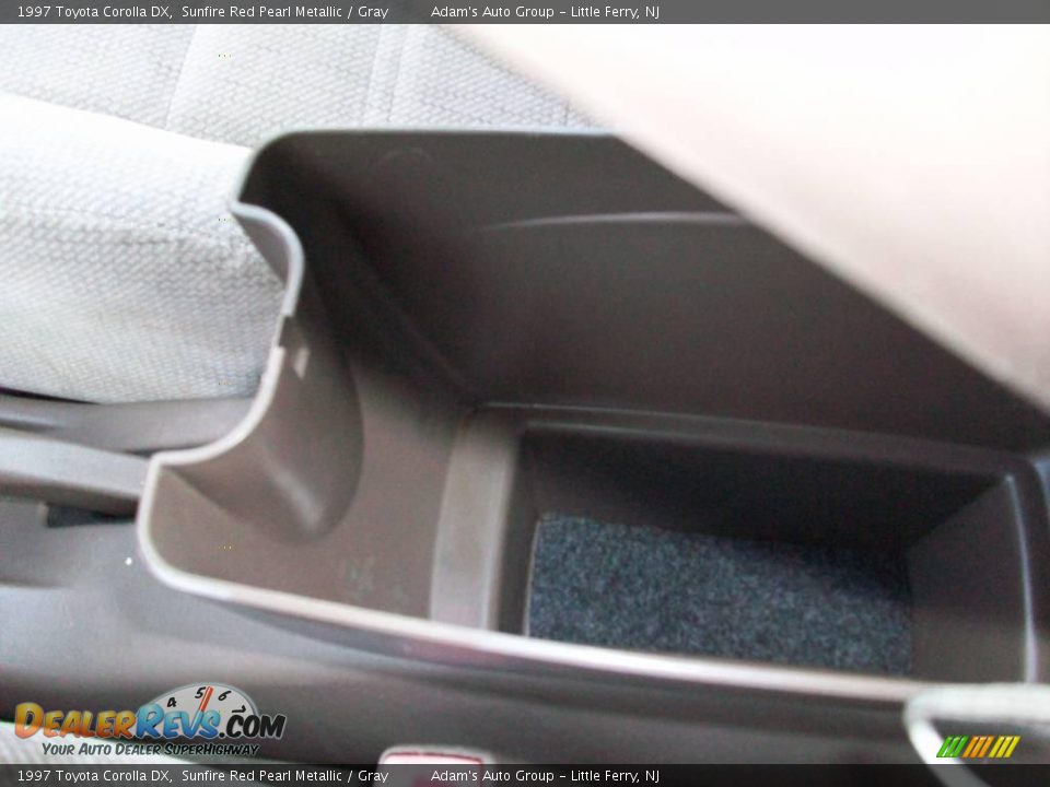 1997 Toyota Corolla DX Sunfire Red Pearl Metallic / Gray Photo #22