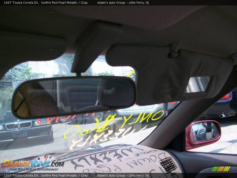 1997 Toyota Corolla DX Sunfire Red Pearl Metallic / Gray Photo #26