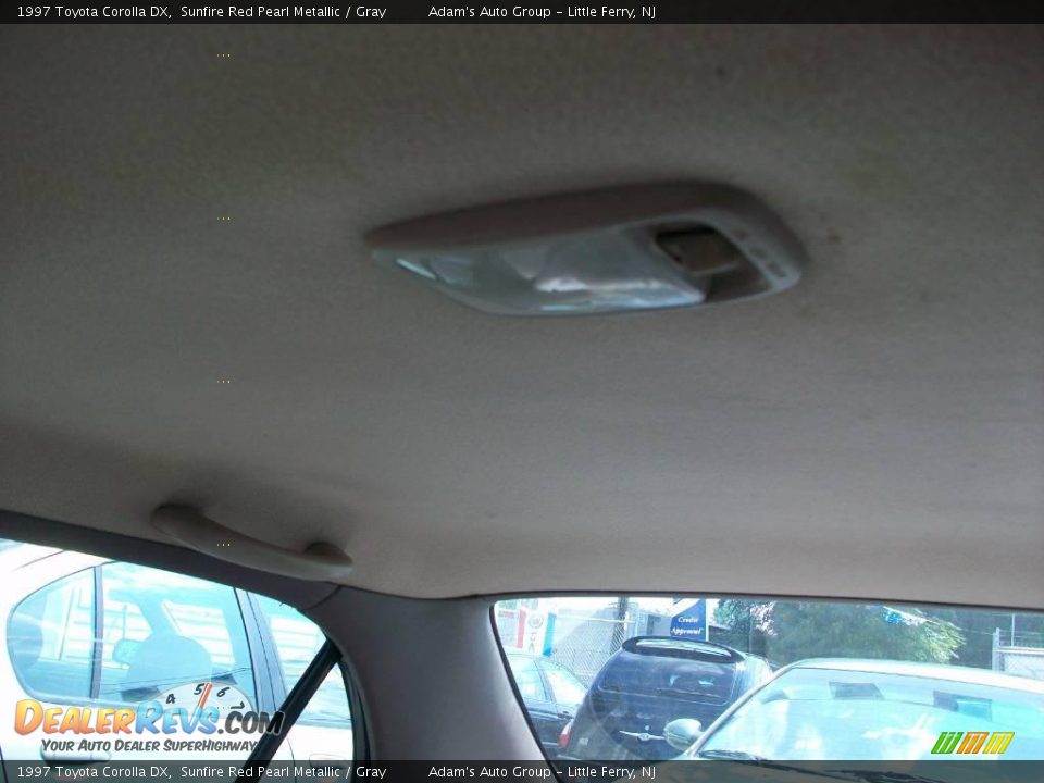 1997 Toyota Corolla DX Sunfire Red Pearl Metallic / Gray Photo #27