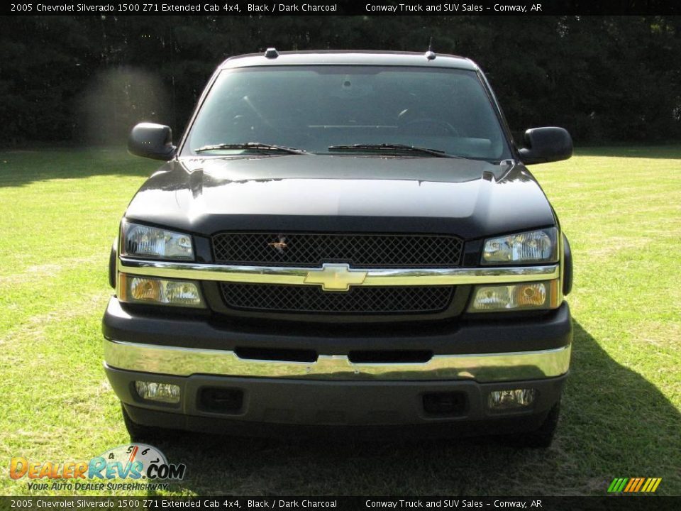 2005 Chevrolet Silverado 1500 Z71 Extended Cab 4x4 Black / Dark Charcoal Photo #3