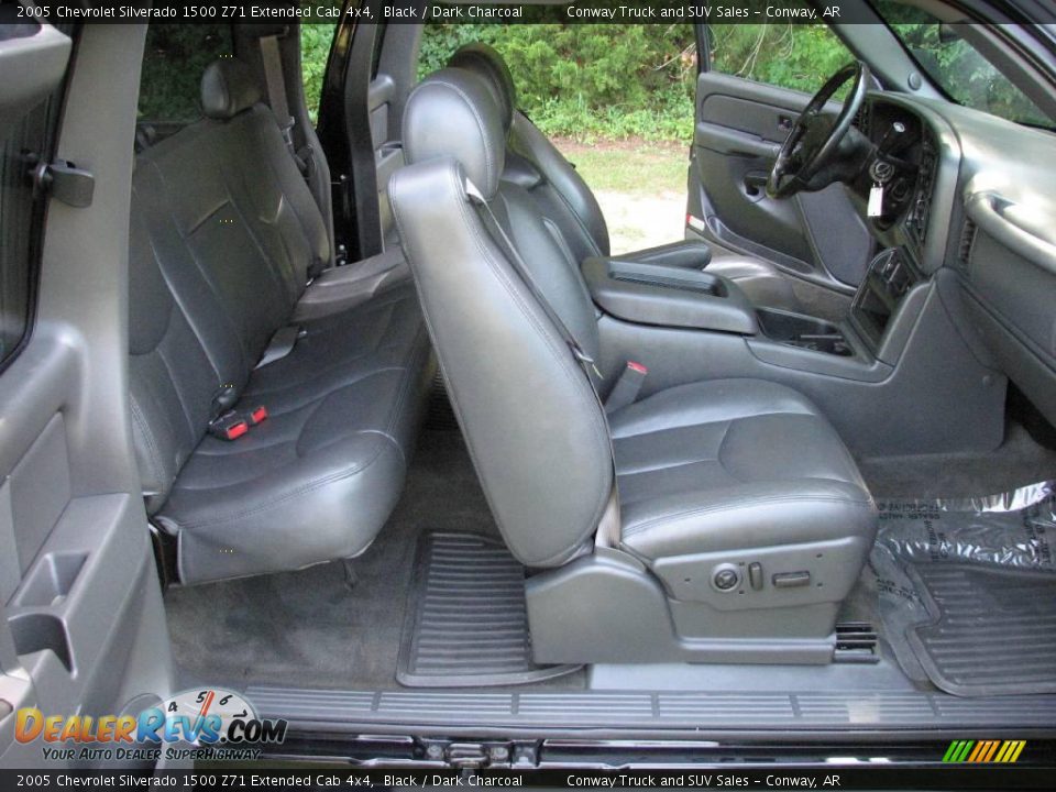 2005 Chevrolet Silverado 1500 Z71 Extended Cab 4x4 Black / Dark Charcoal Photo #12