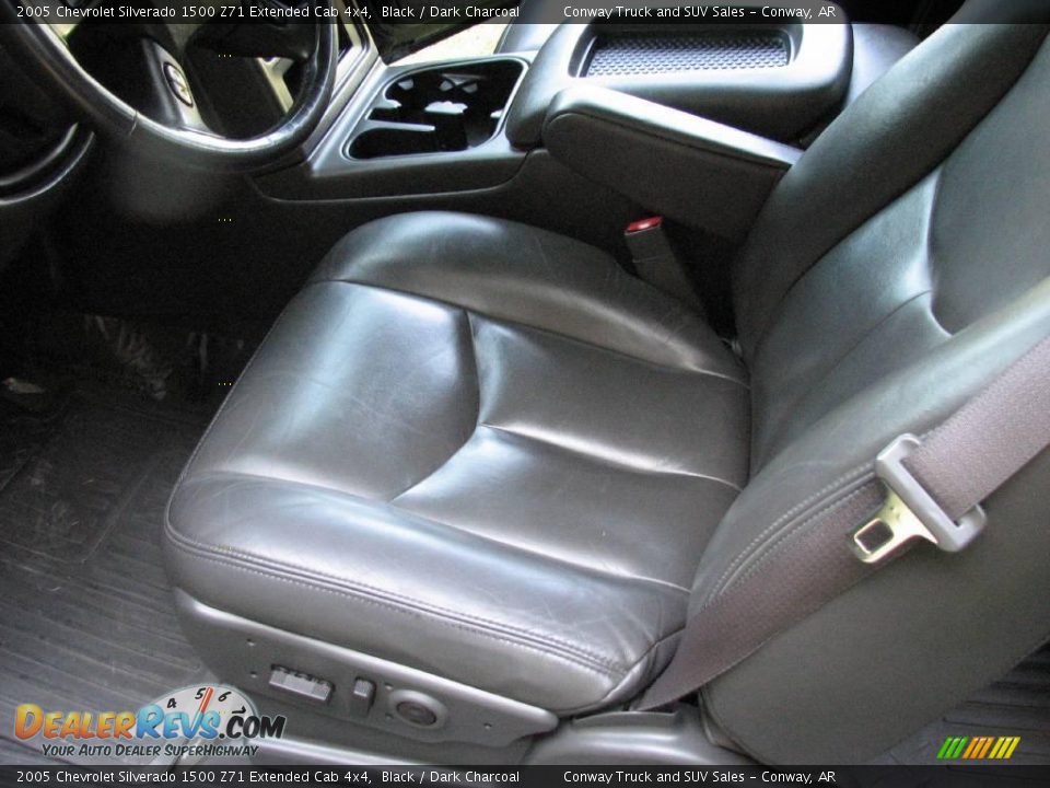 2005 Chevrolet Silverado 1500 Z71 Extended Cab 4x4 Black / Dark Charcoal Photo #13