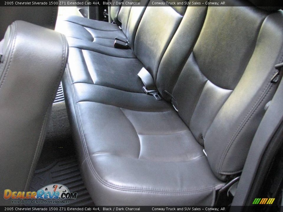 2005 Chevrolet Silverado 1500 Z71 Extended Cab 4x4 Black / Dark Charcoal Photo #15