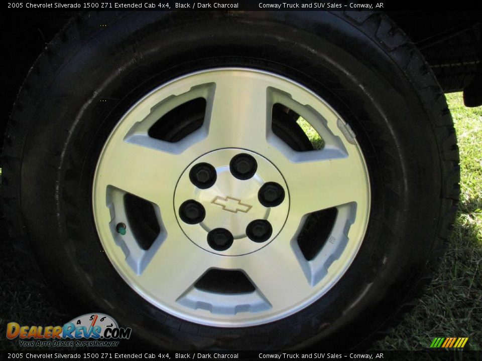 2005 Chevrolet Silverado 1500 Z71 Extended Cab 4x4 Black / Dark Charcoal Photo #21