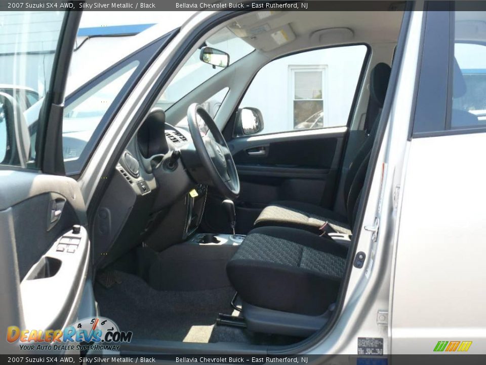 2007 Suzuki SX4 AWD Silky Silver Metallic / Black Photo #7