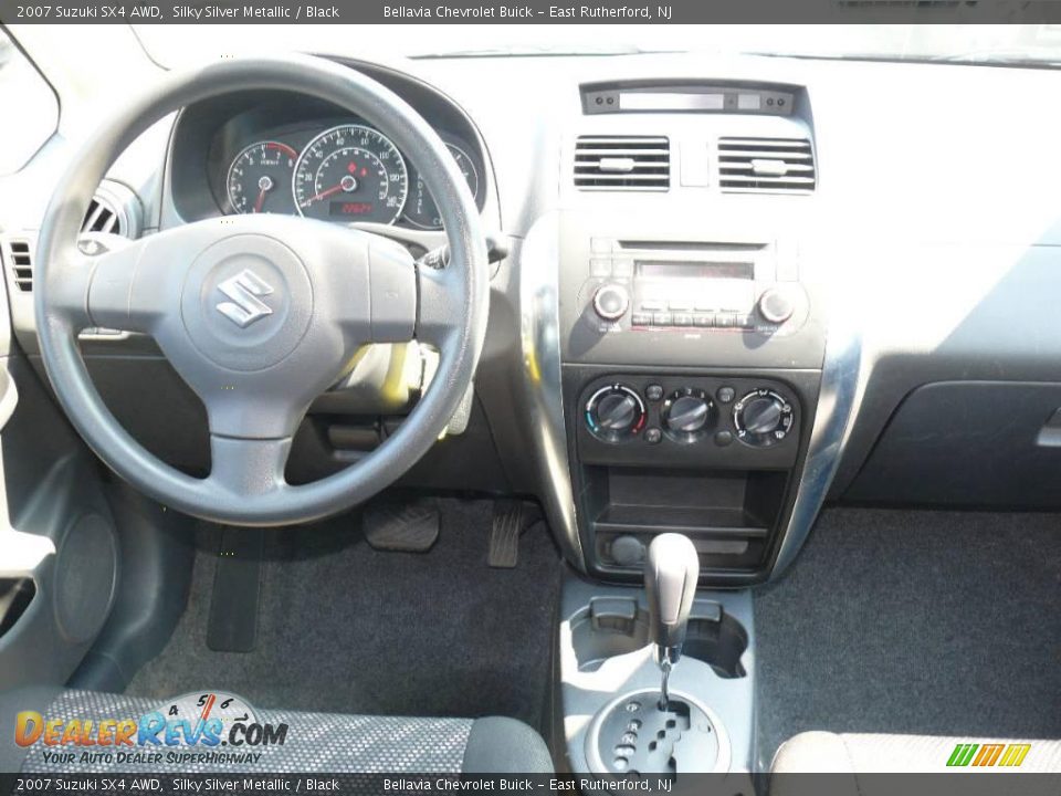 2007 Suzuki SX4 AWD Silky Silver Metallic / Black Photo #9