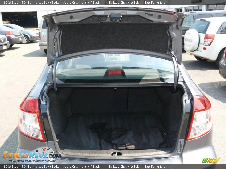 2009 Suzuki SX4 Technology Sport Sedan Azure Gray Metallic / Black Photo #13