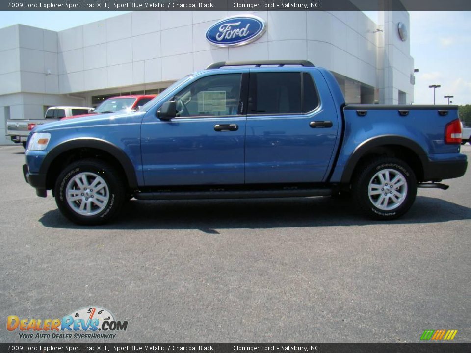 2009 Ford Explorer Sport Trac XLT Sport Blue Metallic / Charcoal Black Photo #5