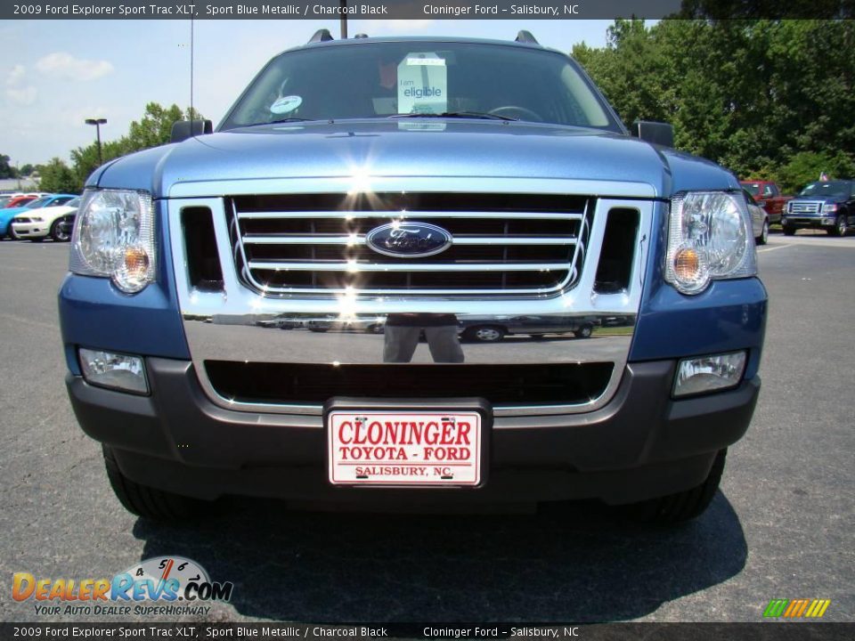 2009 Ford Explorer Sport Trac XLT Sport Blue Metallic / Charcoal Black Photo #7