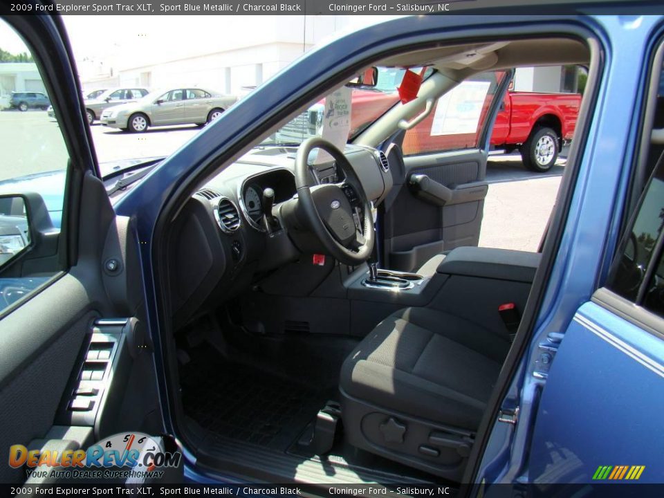 2009 Ford Explorer Sport Trac XLT Sport Blue Metallic / Charcoal Black Photo #8