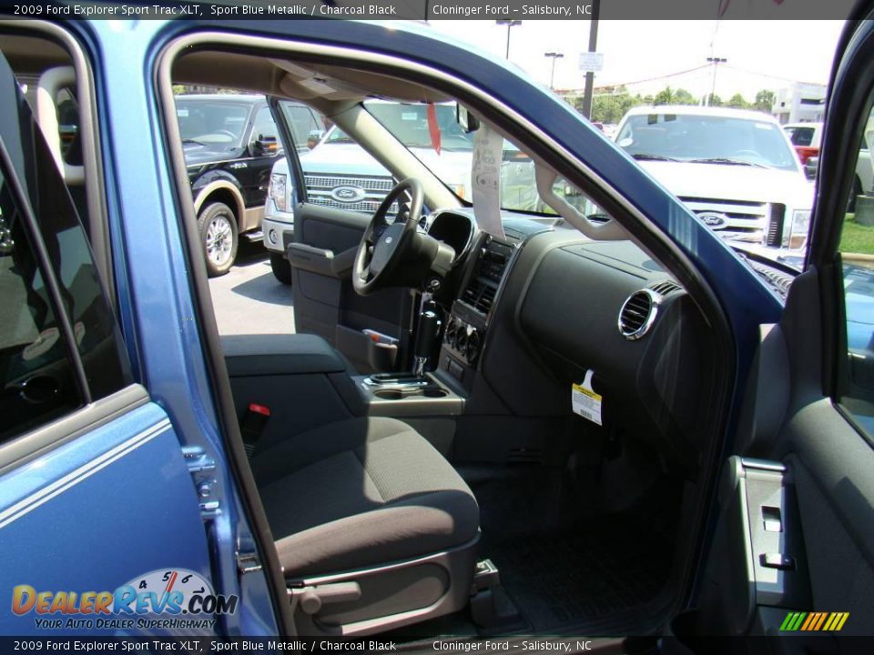 2009 Ford Explorer Sport Trac XLT Sport Blue Metallic / Charcoal Black Photo #12