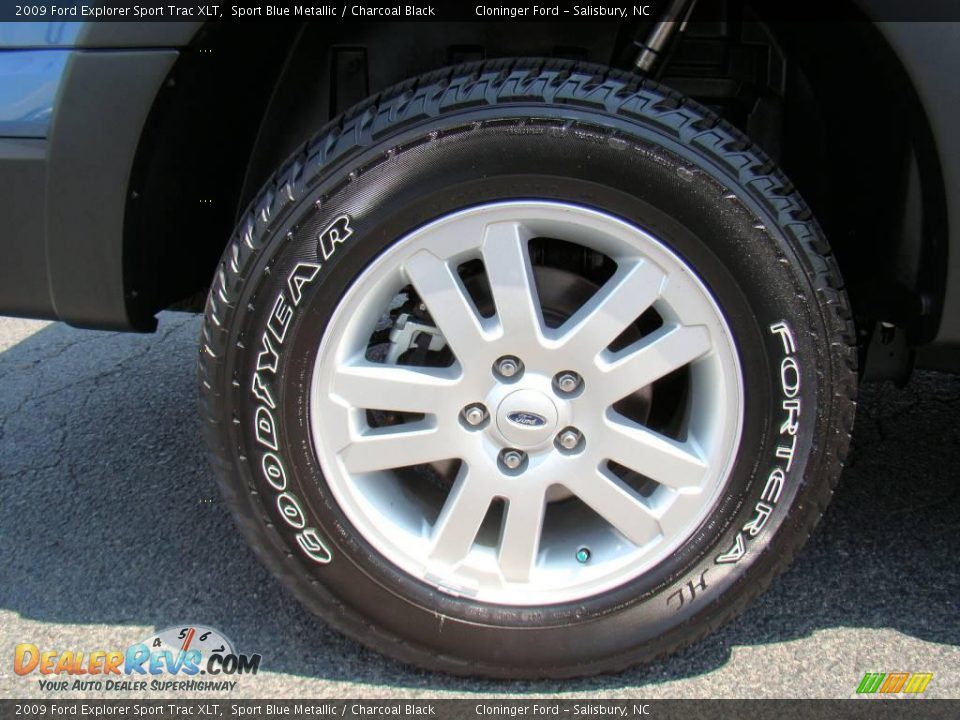 2009 Ford Explorer Sport Trac XLT Sport Blue Metallic / Charcoal Black Photo #16