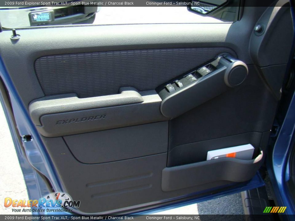 2009 Ford Explorer Sport Trac XLT Sport Blue Metallic / Charcoal Black Photo #19