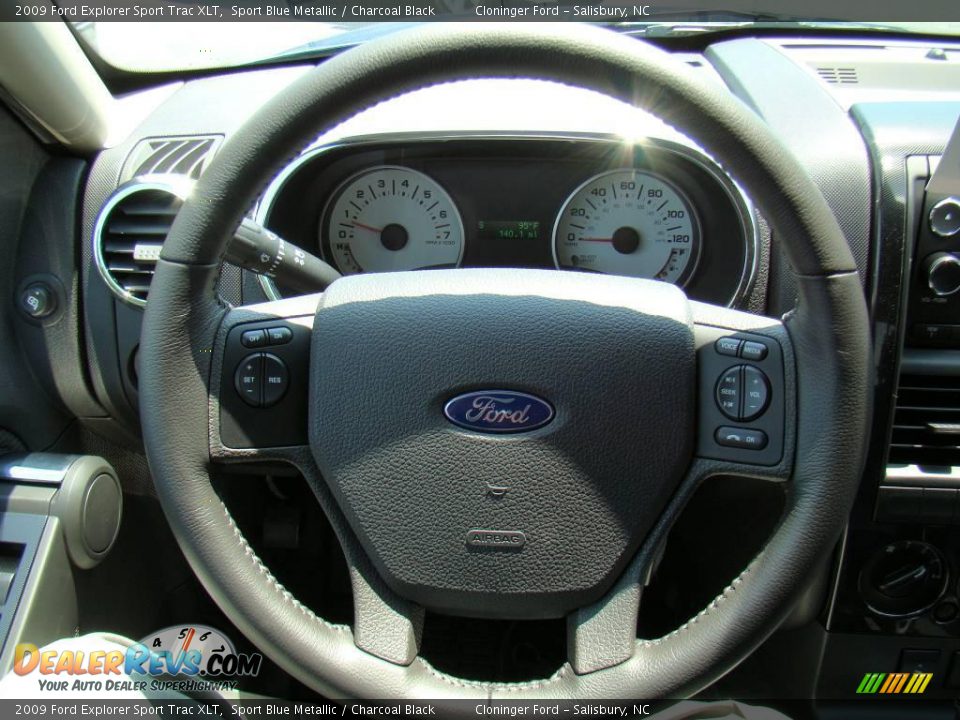 2009 Ford Explorer Sport Trac XLT Sport Blue Metallic / Charcoal Black Photo #22