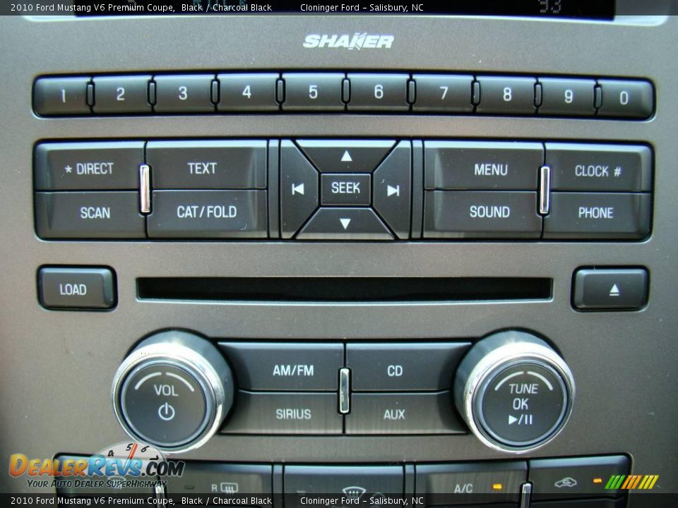 2010 Ford Mustang V6 Premium Coupe Black / Charcoal Black Photo #18