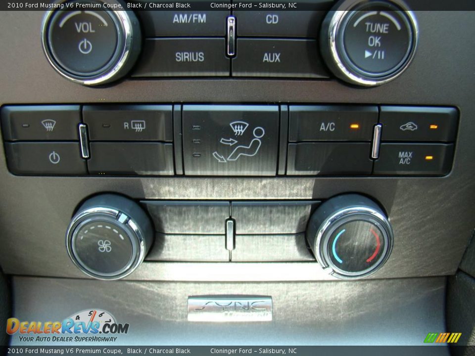 2010 Ford Mustang V6 Premium Coupe Black / Charcoal Black Photo #19