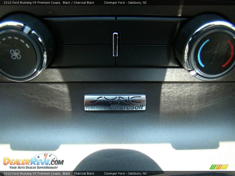 2010 Ford Mustang V6 Premium Coupe Black / Charcoal Black Photo #20