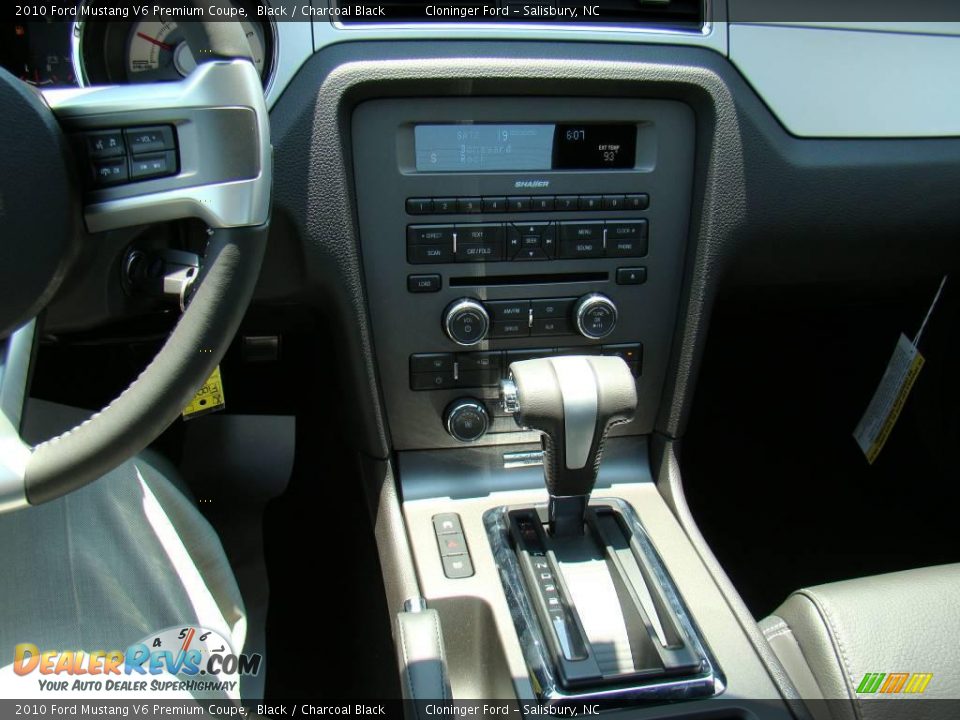 2010 Ford Mustang V6 Premium Coupe Black / Charcoal Black Photo #22